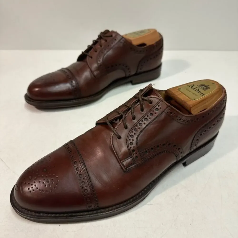 VGUC Rancourt & Co. x Cole Haan Oxford Wingtip Cap Toe Made in Maine USA 8.5